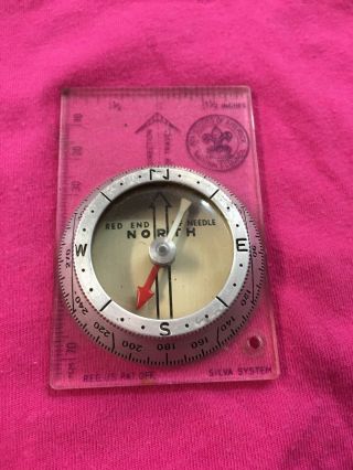 Vintage Bsa Boy Scouts Of America Compass Silva Systems
