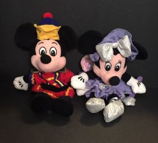 Disney Mini Bean Bag - Christmas - Mickey Nutcracker & Minnie Sugar Plum Fairy