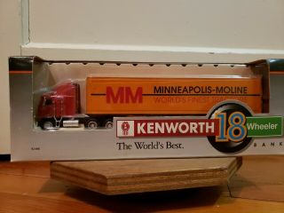 Minneapolis - Moline Kenworth Semi Bank By Liberty Classics 1/64