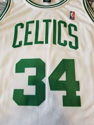 Vintage Nike Authentic Paul Pierce 34 Boston Celtics Jersey Size 56