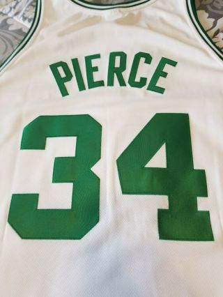 Vintage NIKE Authentic PAUL PIERCE 34 Boston Celtics Jersey Size 56 3