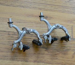 Vintage Campagnolo Brake Calipers Set With Pads