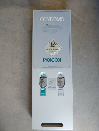 Condom Dispenser Vintage Condom Vending Machine Made By Protocol Model Cvii