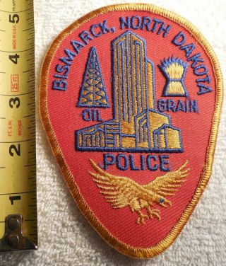Bismark North Dakota Police Patch (highway Patrol,  Sheriff,  Ems,  State)