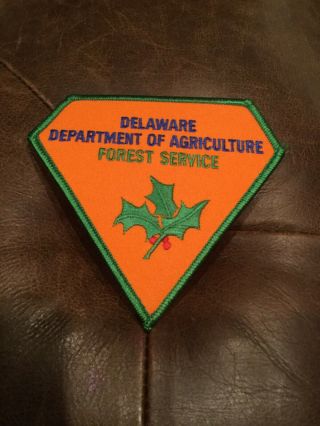 Delaware Department Of Agriculture Forest Service Police O/s Patch