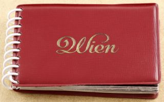 Austria Vienna Vintage Pocket 18 Photo Album 6x9.  5cm