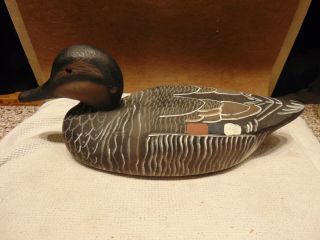 Vintage Herter’s Gadwall Drake 1893 Wood Duck Decoy