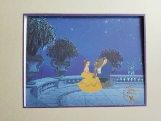 Walt Disney Beauty And The Beast Exclusive Commemorative Lithograph 1992