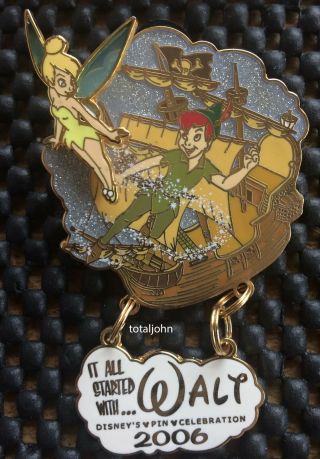 Disney Wdw It All Started With Walt Animation Peter Pan Pin