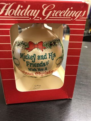 Walt Disney Mickey ' s Christmas Carol ornament Donald Mickey Mouse 2