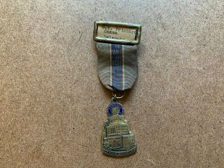 10th Annual Convention 1928 American Legion Dept Iowa Cedar Rapids Medal Ribbon