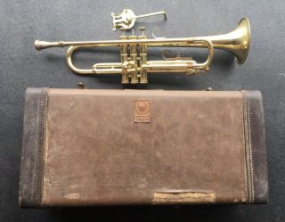 Vintage Olds Ambassador Coronet Trumpet Fullerton California 732348 & Case