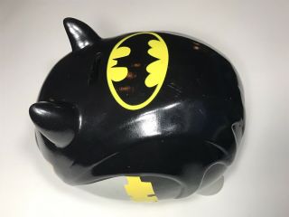 BATMAN DC Comics Ceramic Coin PIGGY BANK Fab Starpoint Pig Novelty With Stopper 3