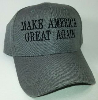 Make America Great Again - Donald Trump 2016 Hat Cap / Dk.  Gray Hat - Republican