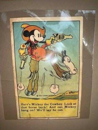 1930’s Mickey Mouse Recipe Scrap Book Bake - Rite inc.  3 cards 2