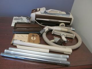 Vintage Electrolux 1401 - B Canister Vacuum Cleaner With Power Head Tested/read