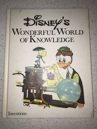 Vintage 1971 Walt Disney’s Wonderful World Of Knowledge Vol - 3 Inventions