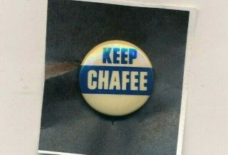 1976 John Chafee For Us Senate 1 " Cello Rhode Island Ri Campaign Button