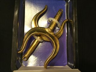 Whitecap,  Ribbed Oarlocks Horns,  Bronze,  Horn - 1 - 7/8“ X Shank - 2 - 3/16” X 1/2”