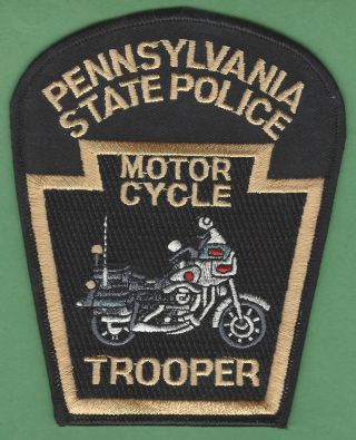 Pennsylvania State Police Motorcycle Unit Shoulder Patch