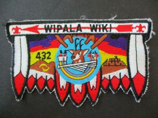 Oa Lodge 432 Wipala Wiki Black Border Flap