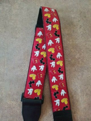 Vintage Disney World Mickey Mouse Camera Strap Ears/shoes/gloves