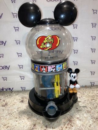 Disney Mickey Mouse Jelly Belly Dispenser Candy Jelly Bean Machine