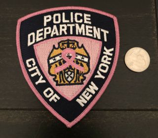 York City Police Department Pink Breast Cancer Awareness Nypd