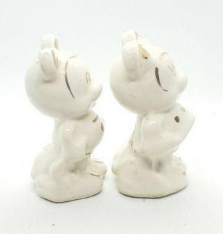 Vintage Leeds Mickey/Minnie Mouse Salt And Pepper Shakers Disney 2