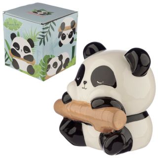 Panda Bear Money Box Ceramic Piggy Bank Cash Coin Saving Bank In Gift Box