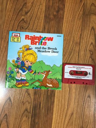 Rainbow Brite Read - Along Book And Cassette Tape 1984 And The Brook Meadow Deer