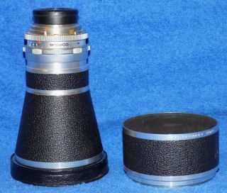 Vintage Voigtlander 200mm F4 Prime Lens C/w Hood