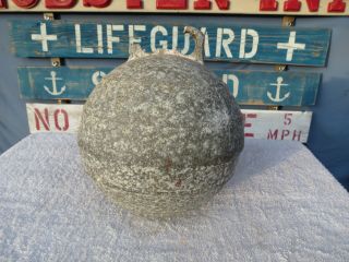 7,  1/2 Inch Aluminum Metal Mooring Net Fishing Float Buoy Bouy Ball (107)