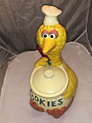 Sesame Street Big Bird Cookie Jar 976.  Usa Vtg