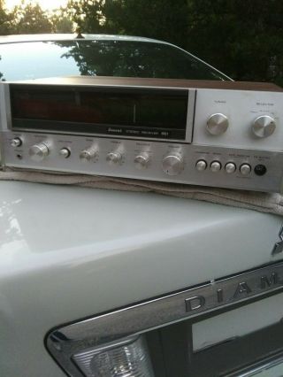Vintage Sansui 661 Stereo Receiver Great Sound,  No Backlight,  Missing 1 Button