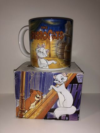 Disney Store “aristocats” Classic Coffee Cup With It’s Box.