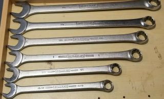 Vintage " Williams Superrench " B Forge 6pc.  Set; 13/16 - In.  - 1 - 1/4 " Usa Made