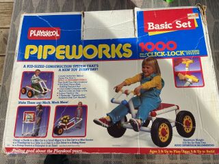 Vintage Playskool Pipeworks Basic Set 1000 Playschool