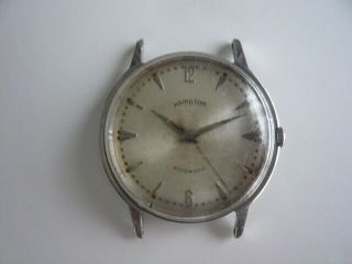 Vintage Men Automatic Watch Hamilton Stainless Steel Micro Rotor 666 Great