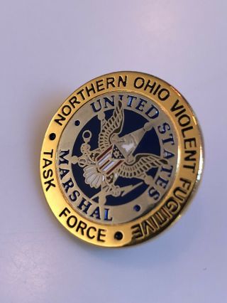 Usms - Us Marshals Service Lapel Pin.  Fugitive Task Force,  Ohio.