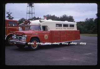 Sayville Ny 1958 Ford Gerstenslager Rescue Fire Apparatus Slide