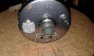 Vintage Abu Garcia Ambassadeur 4500 C High Speed Reel - Gun Metal - Has Clicker