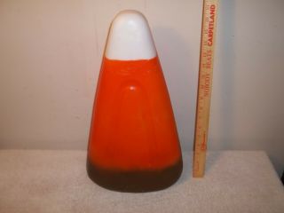 Vtg 1995 Union Products Blowmold 17 1/2 " Lighted Halloween Candy Corn