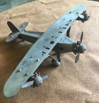 Vintage 1930’s Spirit Of St.  Louis Metalcraft Model 951 Toy Airplane
