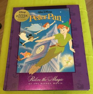 Walt Disney Peter Pan Large Classic Storybook Relive The Magic Of Disney Movie