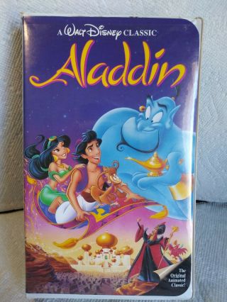 Black Dimond Disney Aladdin (vhs,  1993)