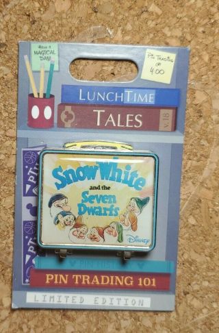 Disney Pin 2018 Lunch Time Tales Le 1500 Snow White And The Seven Dwarfs 127500