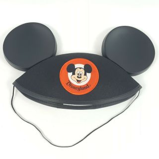 Mickey Mouse Disneyland Ears Hat Adult Size 56 Cm Black Classic Authentic Parks