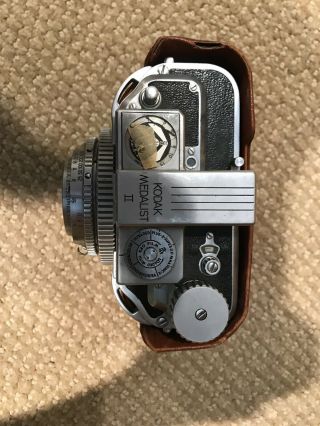 Vintage Kodak Medalist II Film Camera & 100mm Ektar lens - rough - 2