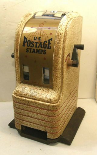 Vintage C1970 Us Postage Stamp Counter Top Vending Machine Northwestern Corp